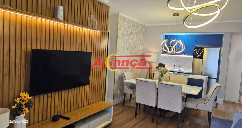 APARTAMENTO À VENDA COM 86 M², 3 QUARTOS COM SUITE NO CIDADE MAIA, GUARULHOS