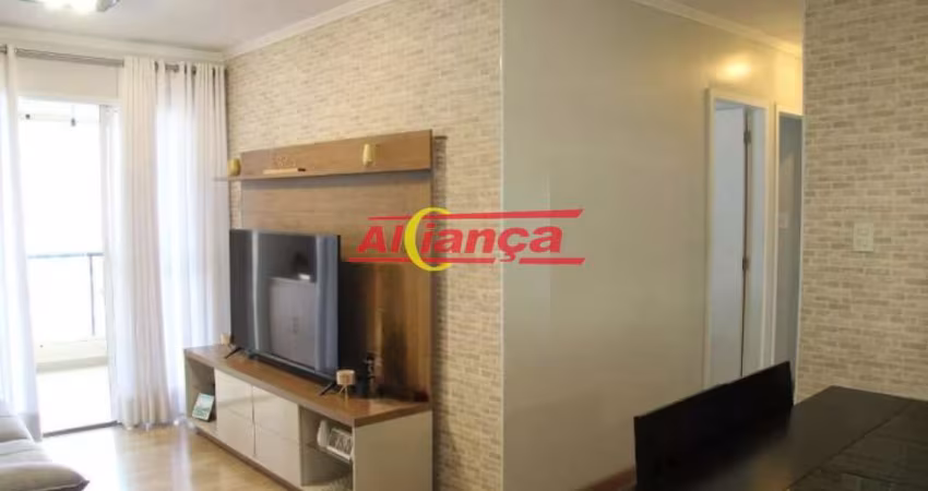 APARTAMENTO 3 QUARTOS (1 SUÍTE), VISTA LIVRE, ANDAR ALTO, 3 BANHEIROS, 2 VAGAS, CENTRO GUARULHOS