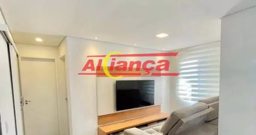 Apartamento com 2 dormitórios à venda, 59 m² - jardim imperador - guarulhos/sp