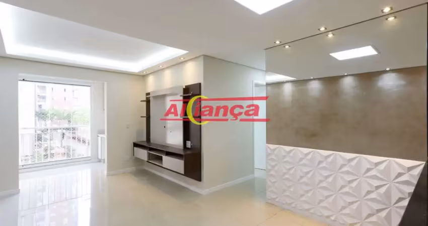 Apartamento com 3 dormitórios à venda, 147 m² - jardim flor da montanha - guarulhos/sp
