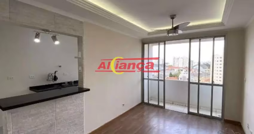 Apartamento com 2 dormitórios à venda, 60 m² - vila rosália - guarulhos/sp