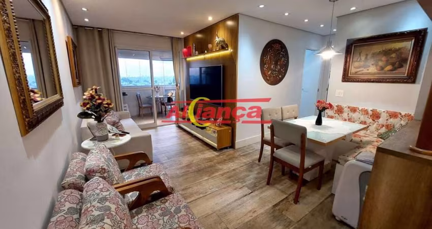 Lindo Apartamento à Venda em Gopouva com 82m² , 2 vagas e lazer completo.