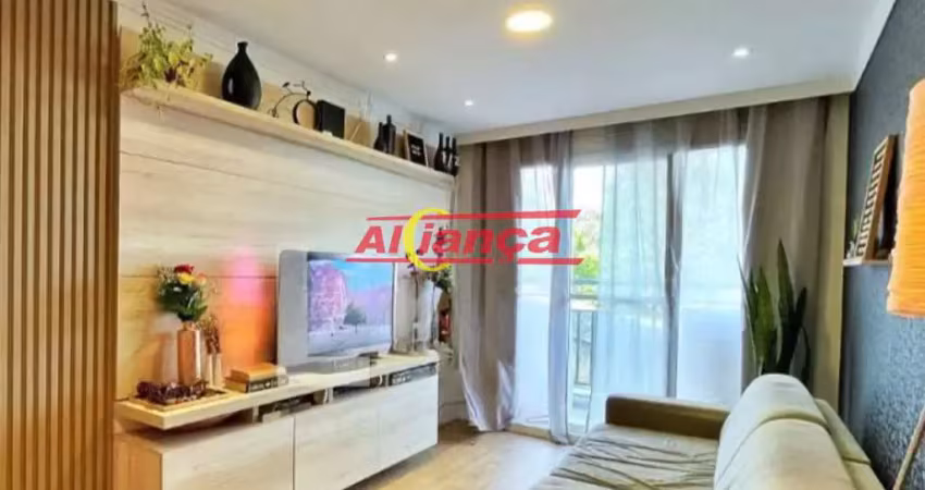 Apartamento a venda com 3 quartos, 83m² - jardim flor da montanha - guarulhos/sp.