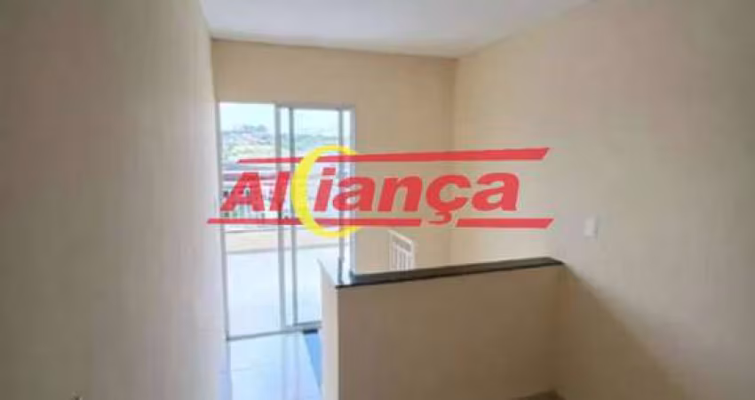 apartamento de cobertuta no Jardim Presidente Dutra, com sacada, teto retrátil, todo reformado