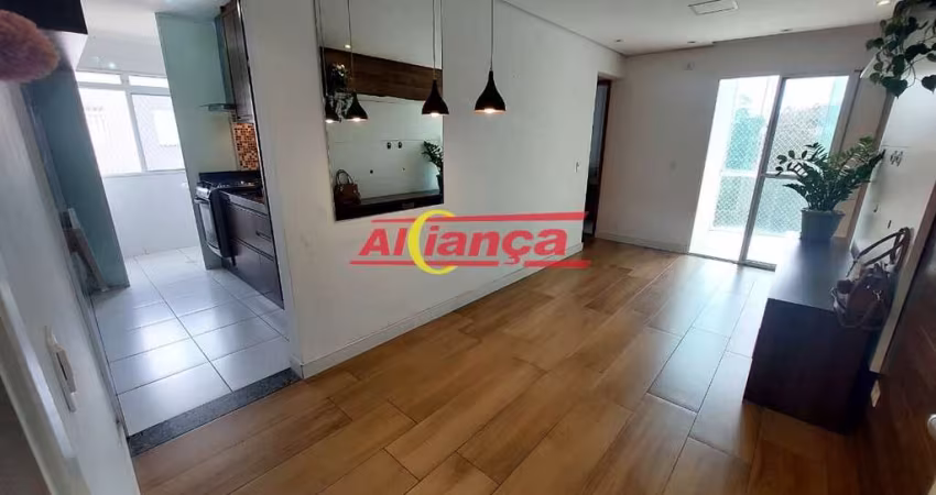 Apartamento 49m², 2 Quartos, sacada- Pq Continetal- Guarulhos-Sp.