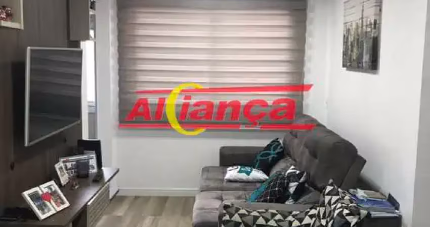 Apartamento com 2 dormitórios à venda, 59 m² - picanço - guarulhos/sp