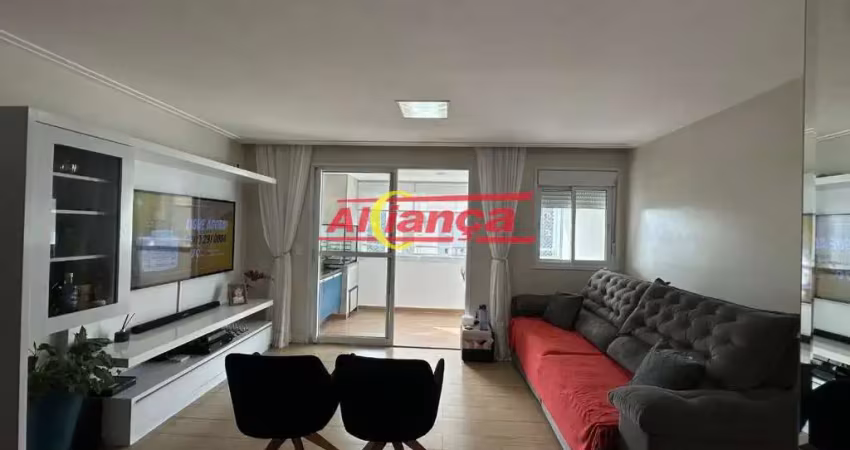 Apartamento com 3 dormitórios à venda, 95m² - vila augusta - guarulhos/sp