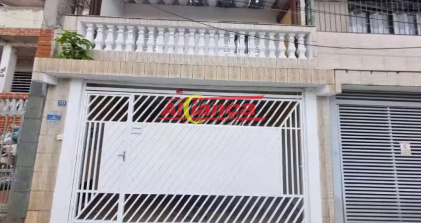 Sobrado na vila galvão ( vila maranduba ), com 3 dormitórios e uma suíte, 2 vagas.