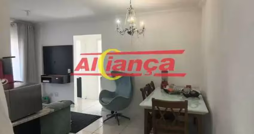 Apartamento de 48m², com 2 quartos, 1 vaga de garagem- jd. sta cecilia- guarulhos-sp.