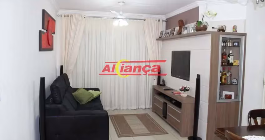 Apartamento com 3 dormitórios e duas vagas à venda, 88 m² - vila milton - guarulhos/sp