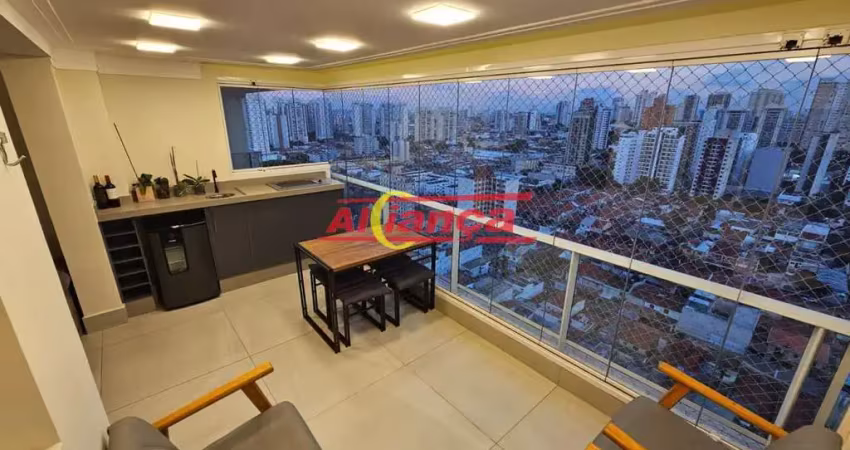 Apartamento alto padrão com varanda gourmet e 2 vagas no red tatuapé!