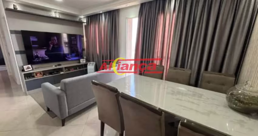 Apartamento com 2 dormitórios à venda, 80 m² - vila das bandeiras - guarulhos/sp