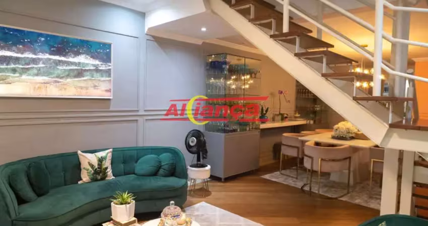 Sobrado com 3 dormitórios (3 suítes) e 3 vagas, 350 m² - vila capitão rabelo - guarulhos-sp