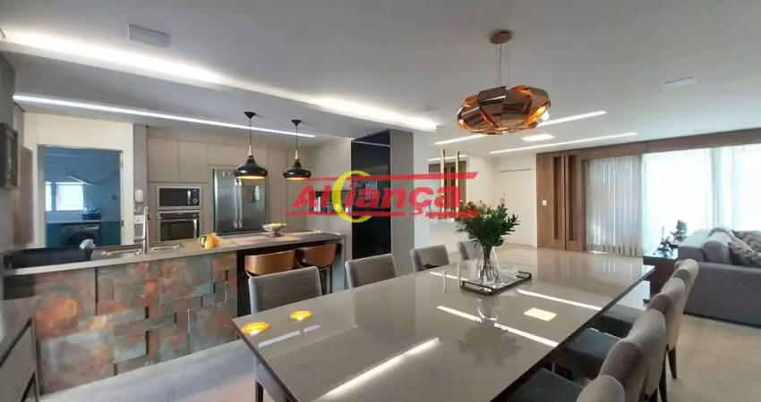 Encantador apartamento, 3 dormitórios sendo 3 suítes, 2 living, 3 vagas - vila progresso - guarulhos