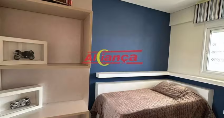 Apartamento condomínio arthur 107 m2 / 3 suítes / 2 vagas / depósito - vila rosália - guarulhos