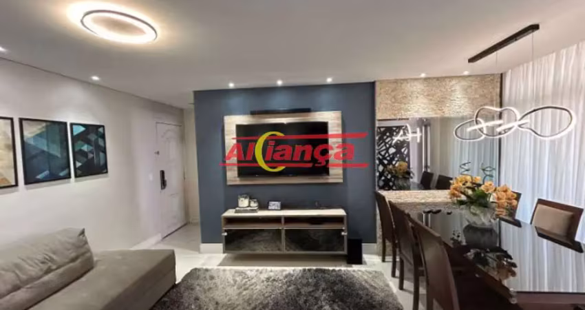Apartamento à venda com 3 quartos, 87m² na vila augusta - guarulhos/sp