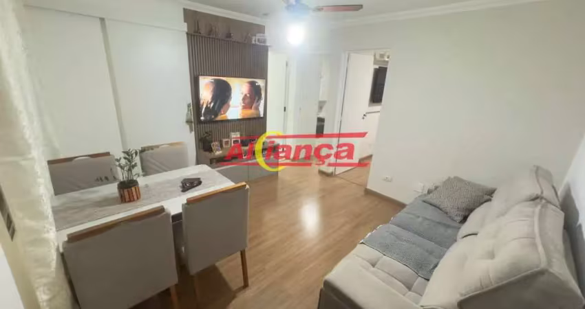 Apto à venda com 2 dormitórios, sala cozinha, banheiros e lavanderia, todos os ambientes com moveis