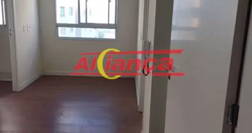 Apartamento com 2 dormitórios à venda, 37 m² - vila das bandeiras - guarulhos/sp
