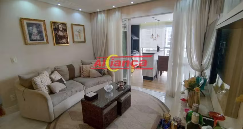 Apto no cidade maia, 125 metros, 04 dorm, 02 suites, 02 vagas