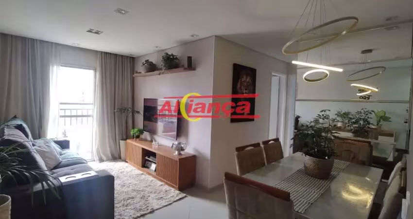 Apartamento com 2 dormitórios à venda, 58 m² - jardim flor da montanha - guarulhos - sp