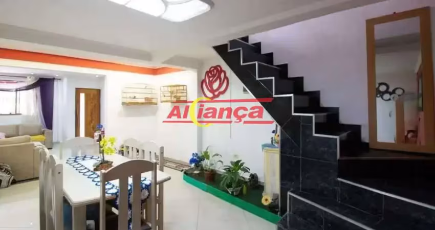 Sobrado com 2 dormitórios à venda, 8 vagas, 175m2 - jardim terezópolis - guarulhos