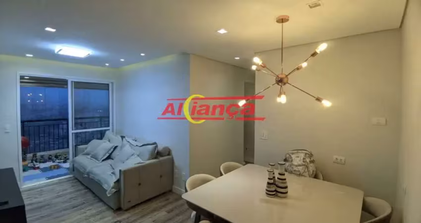 Apartamento com 68 metros, porteira fechada - jardim flor da montanha