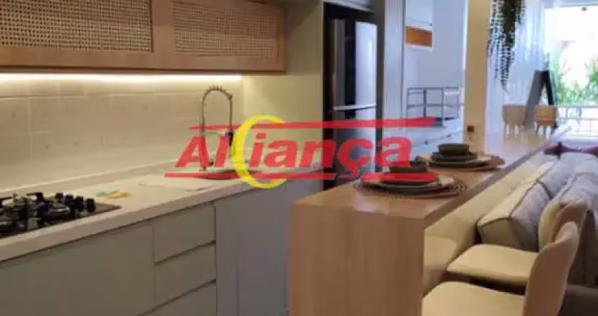 Resort bosque maia, 01 dorm, 01 vaga - lazer completo