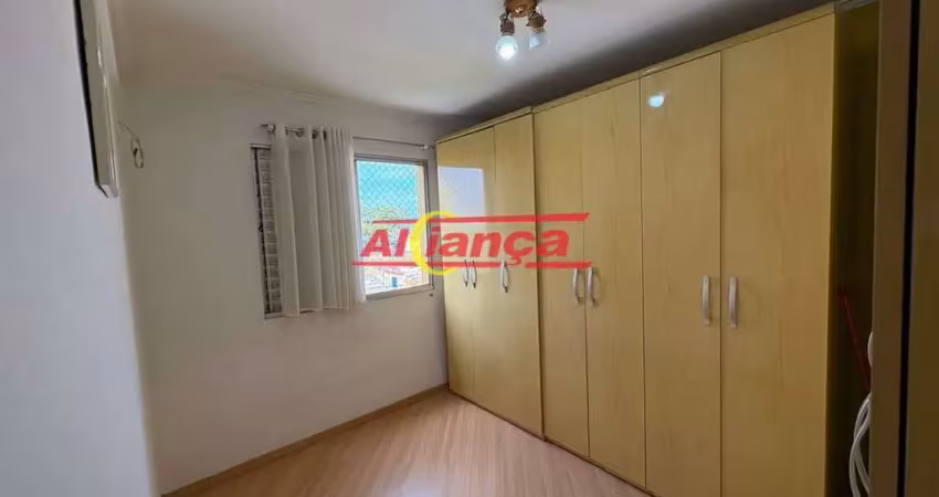 Apartamento 2 dorm, sala, cozinha, sacada,1 vaga- jd vila galvão/ guarulhos