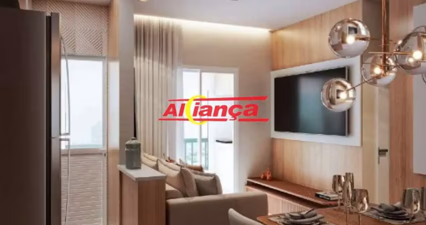 Apartamento no macedo- lançamento- 45,55 m2- 2 quartos, sacada, 1 vaga