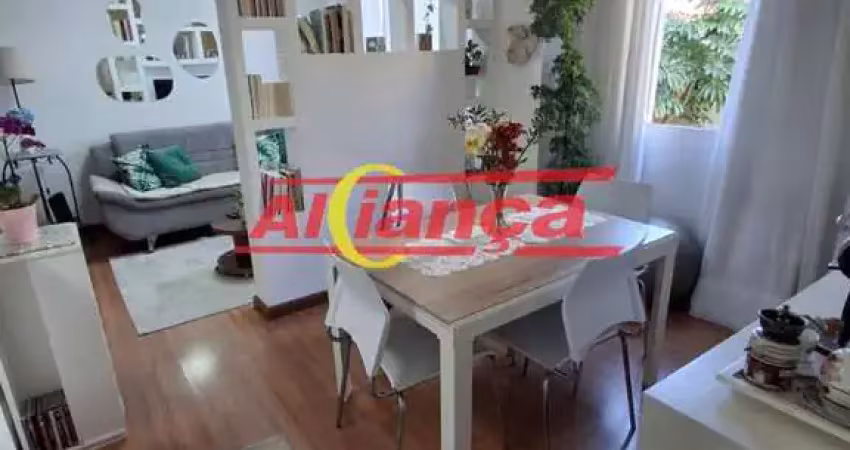 Apartamento 2 quartos com living ampliado à venda no bom clima 59m² - 1 vaga