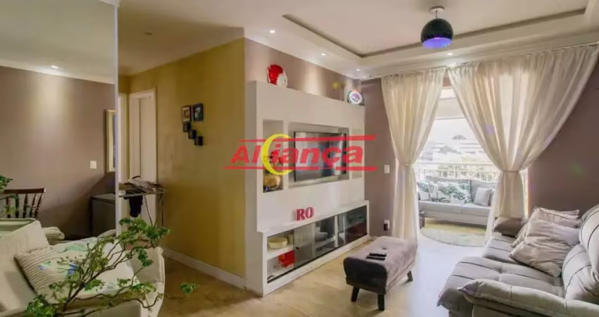 Apartamento à venda no condomínio clip design, 62m², vila augusta, guarulhos, sp