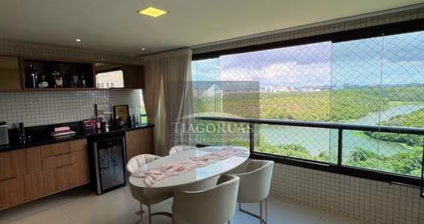 Apartamento de Luxo no Parque Tropical: 4 Suítes, Varandão Gourmet e Vista Privilegiada para o Parque de Pituaçu em Salvador-BA!
