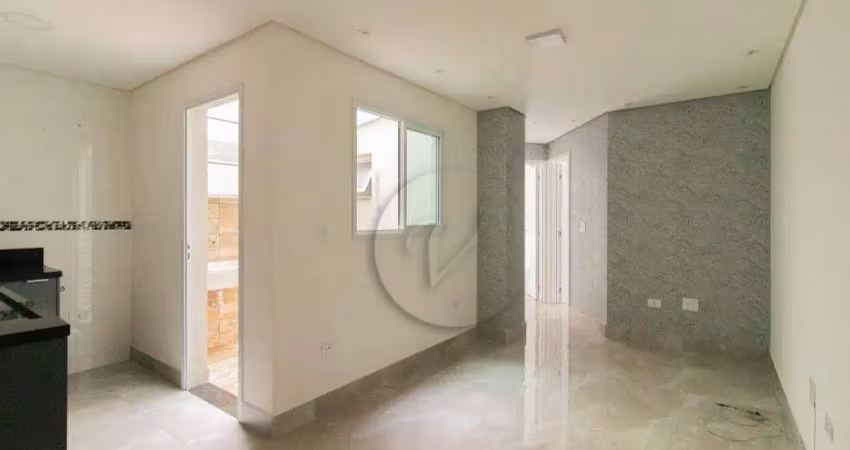 Apartamento com 2 dormitórios para alugar, 50 m² por r$ 2.816,36/mês - campestre - santo andré/sp