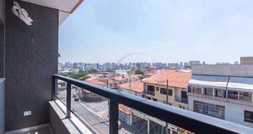 Apartamento com 2 dormitórios à venda, 51 m² por R$ 370.000,00 - Vila Curuçá - Santo André/SP