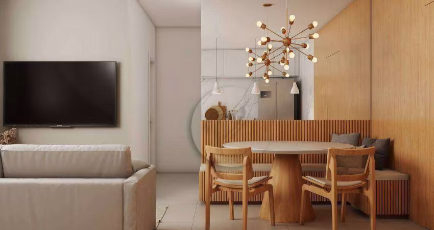 Apartamento com 2 dormitórios à venda, 59 m² por R$ 610.000,00 - Vila Guiomar - Santo André/SP