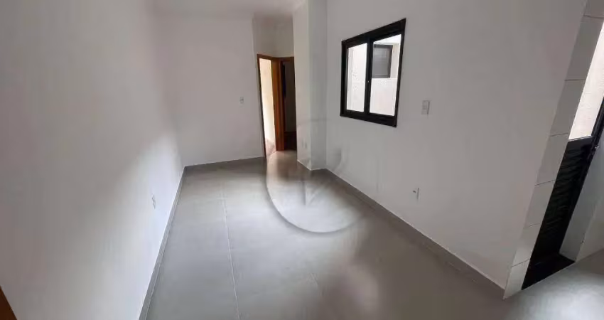 Apartamento com 2 dormitórios à venda, 46 m² por R$ 335.000,00 - Parque das Nações - Santo André/SP