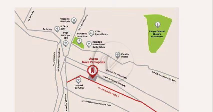 Apartamento com 2 dormitórios à venda, 86 m² por R$ 1.245.000 - Jardim Nova Petrópolis - São Bernardo do Campo/SP
