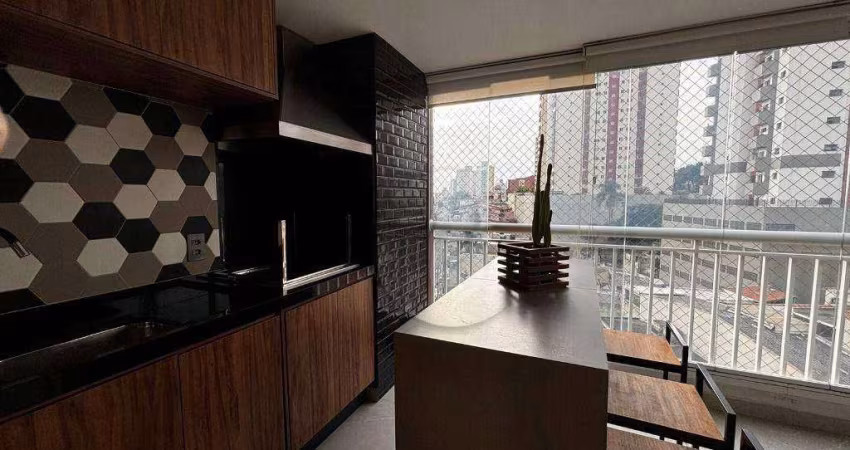 Apartamento, 115 m² - venda por R$ 1.049.000,00 ou aluguel por R$ 7.060,00/mês - Vila Valparaíso - Santo André/SP