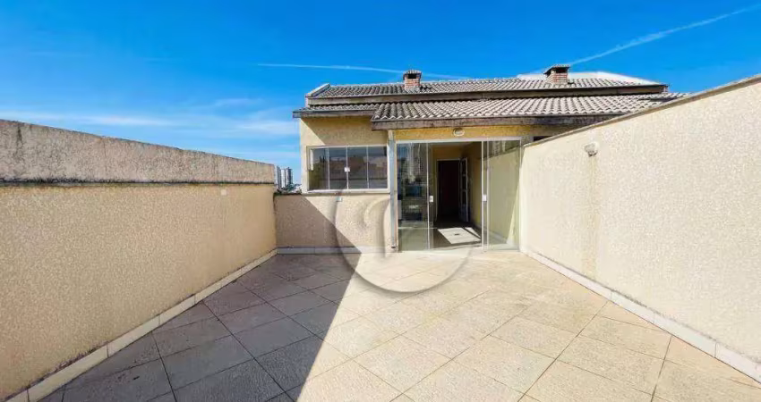 Cobertura com 2 dormitórios à venda, 93 m² por r$ 599.000,01 - paraíso - santo andré/sp