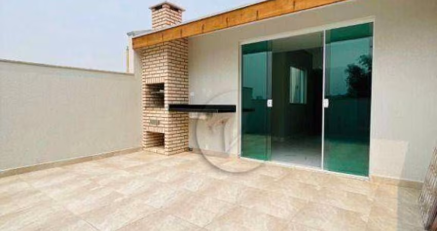 Cobertura com 2 dormitórios à venda, 112 m² por R$ 520.000,00 - Jardim das Maravilhas - Santo André/SP