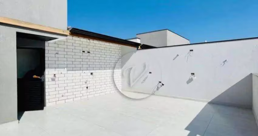 Apartamento triplex à venda, 105 m² por r$ 540.000,00 - vila homero thon - santo andré/sp