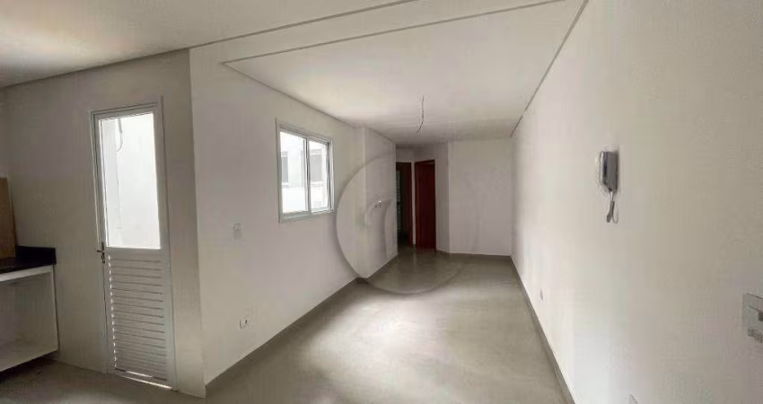 Apartamento com 2 dormitórios para alugar, 58 m² por R$ 2.780,00/mês - Vila Pires - Santo André/SP