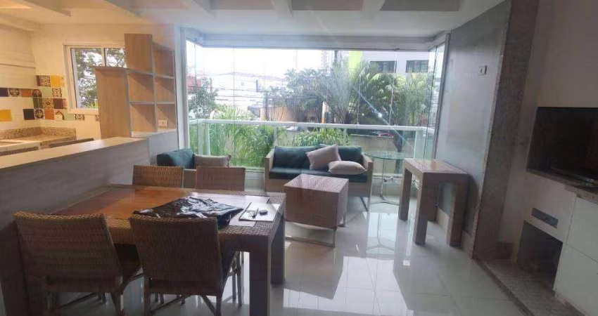 Apartamento com 3 dormitórios para alugar, 130 m² por R$ 6.376,76/mês - Jardim do Mar - São Bernardo do Campo/SP