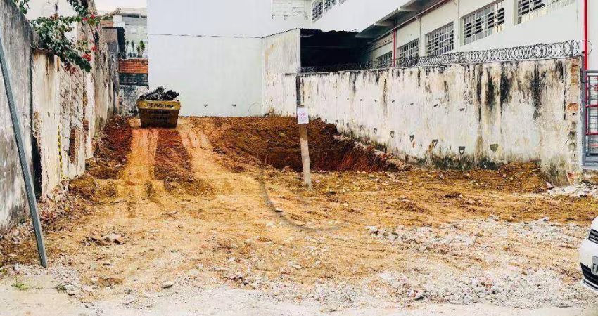 Terreno para alugar, 500 m² por R$ 4.430,53/mês - Jardim Pilar - Santo André/SP