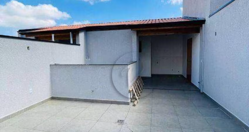 Cobertura com 80,00 m² no Jardim Bela Vista em Santo André, próximo a Avenida Portugal.