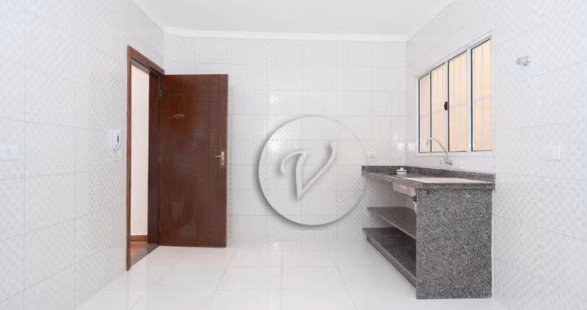 Sobrado com 3 dormitórios para alugar, 127 m² por R$ 2.535,41/mês - Vila Homero Thon - Santo André/SP