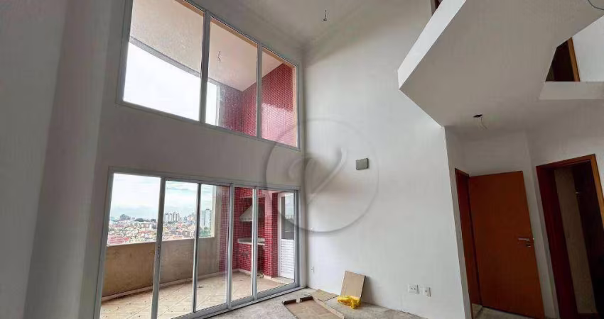 Apartamento Duplex com 6 dormitórios, 316 m² - venda por R$ 2.200.000,00 ou aluguel por R$ 12.200,00/mês - Vila Assunção - Santo André/SP