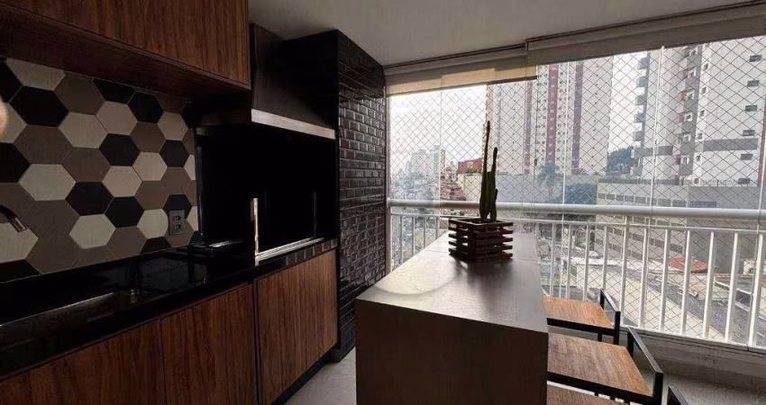 Apartamento, 115 m² - venda por R$ 1.049.000,00 ou aluguel por R$ 7.060,00/mês - Vila Valparaíso - Santo André/SP