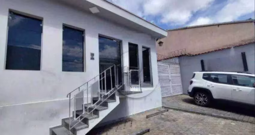 Casa comercial com 3 salas para alugar na Rua Itapura, Vila Alpina, Santo André