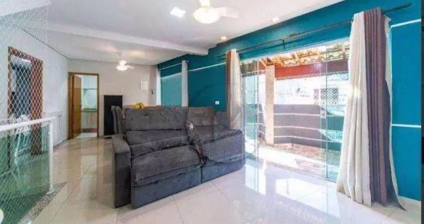 Casa com 3 quartos para alugar na Rua Lira, Vila Linda, Santo André